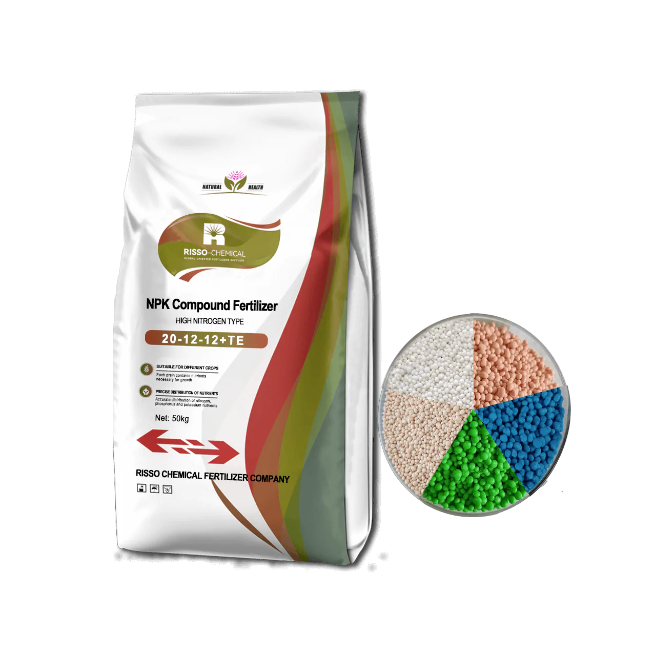 Risso's NPK 20-5-5 High nitrogen fertilizer