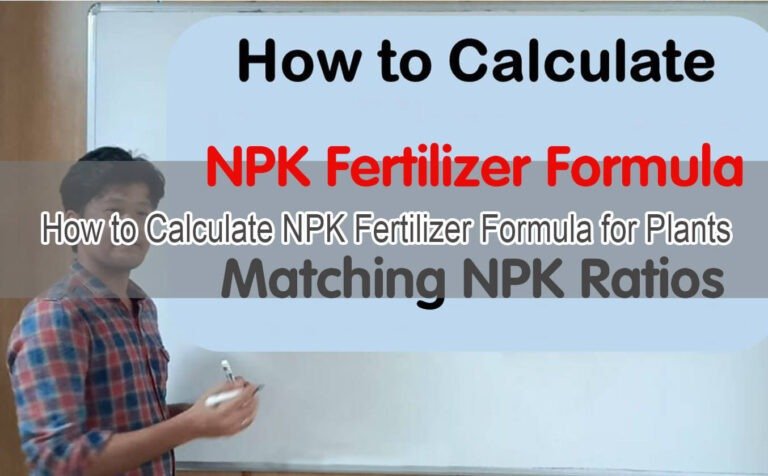 Calculate NPK Formula