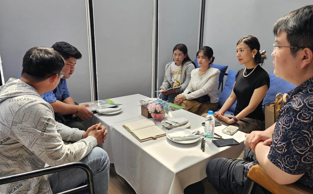 Risso leaders discussing agriculture in Cambodia3