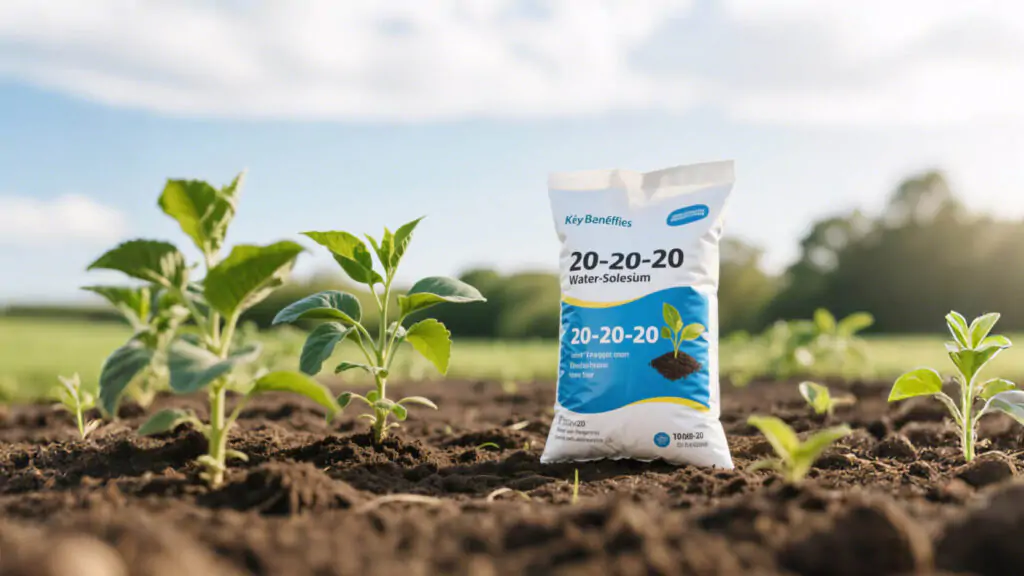 Advantages of 20-20-20 water-soluble fertilizer