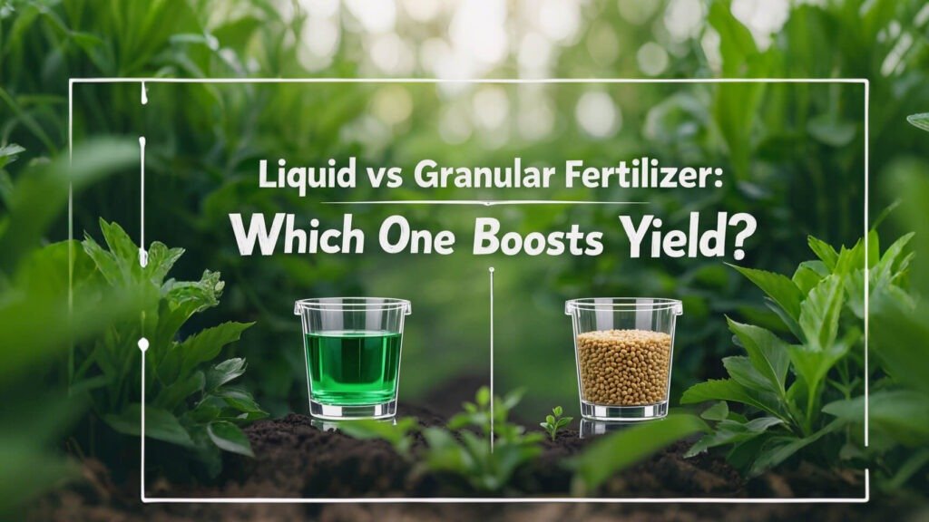 Liquid vs Granular Fertilizer