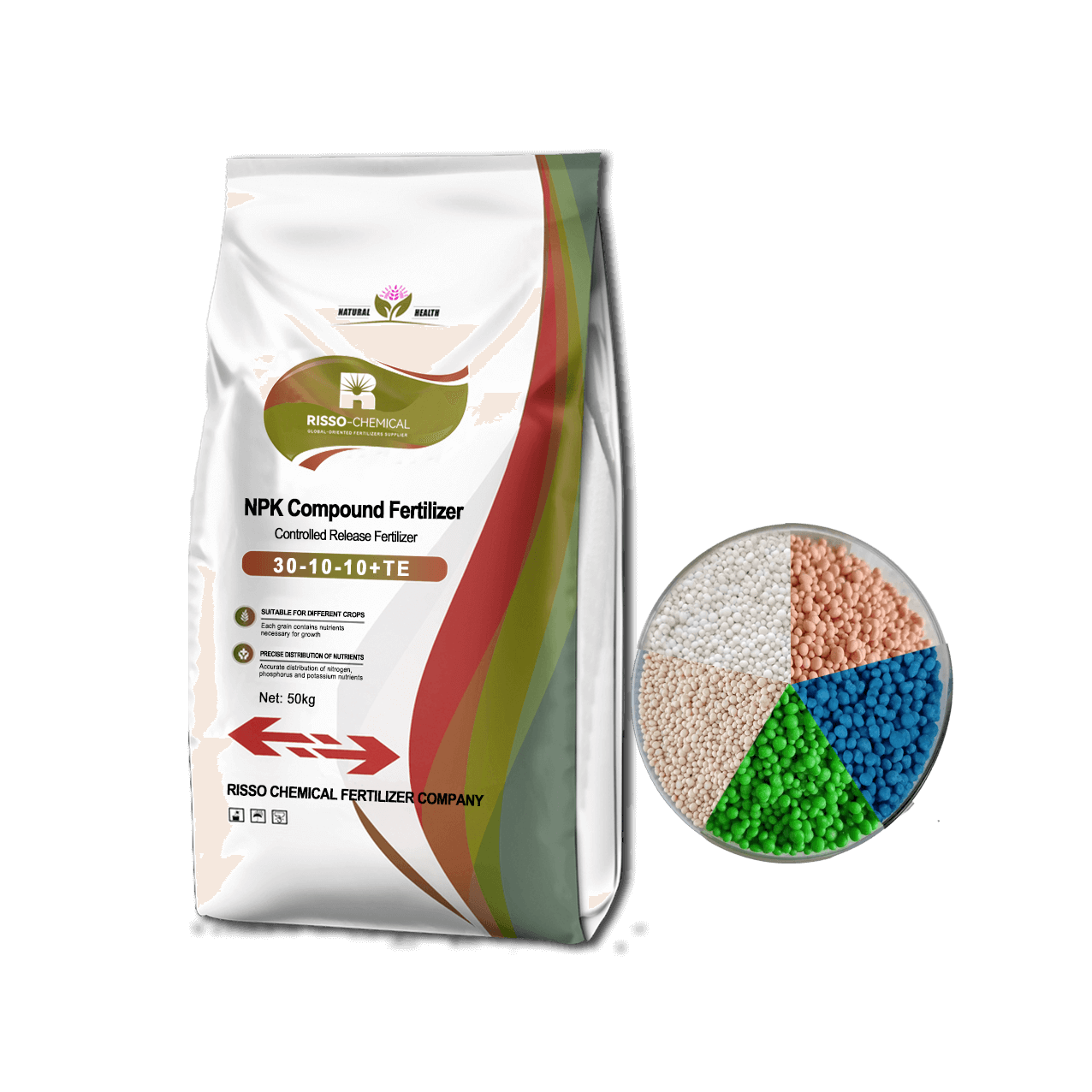 NPK 30-10-10 Controlled-Release Fertilizer