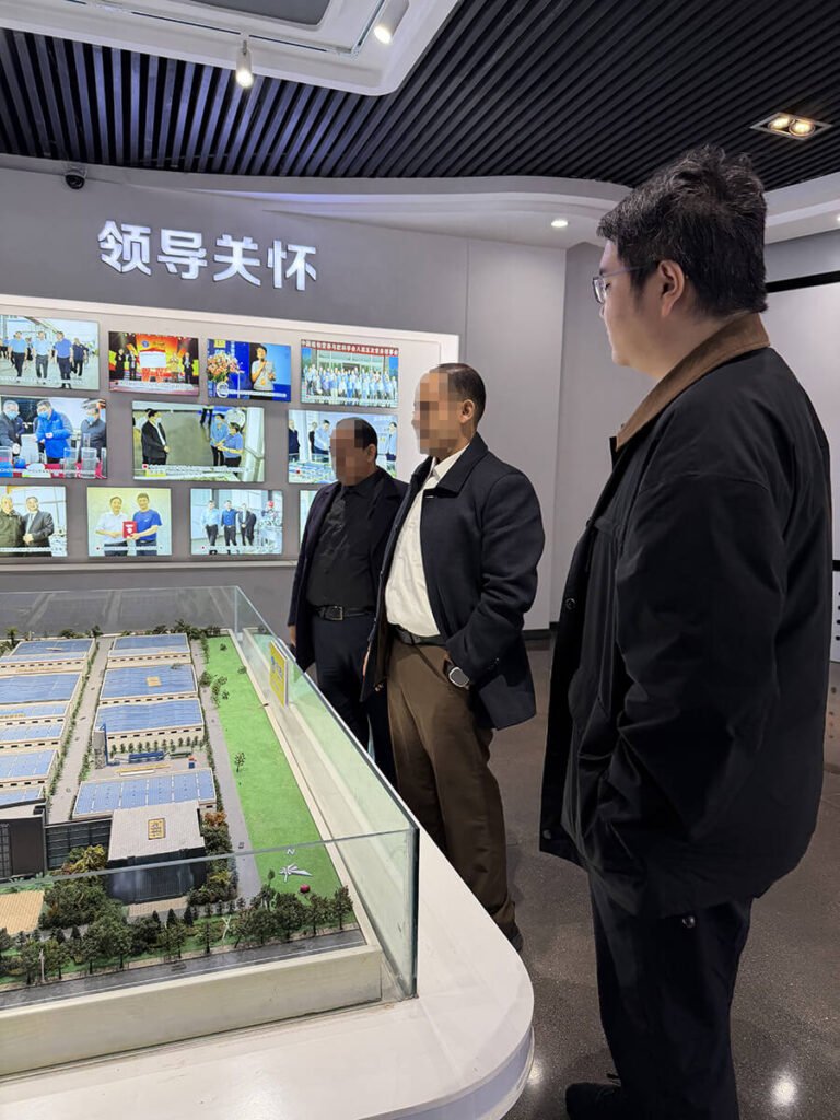 Yemeni customers visited the overall layout and planning model of the Risso plant