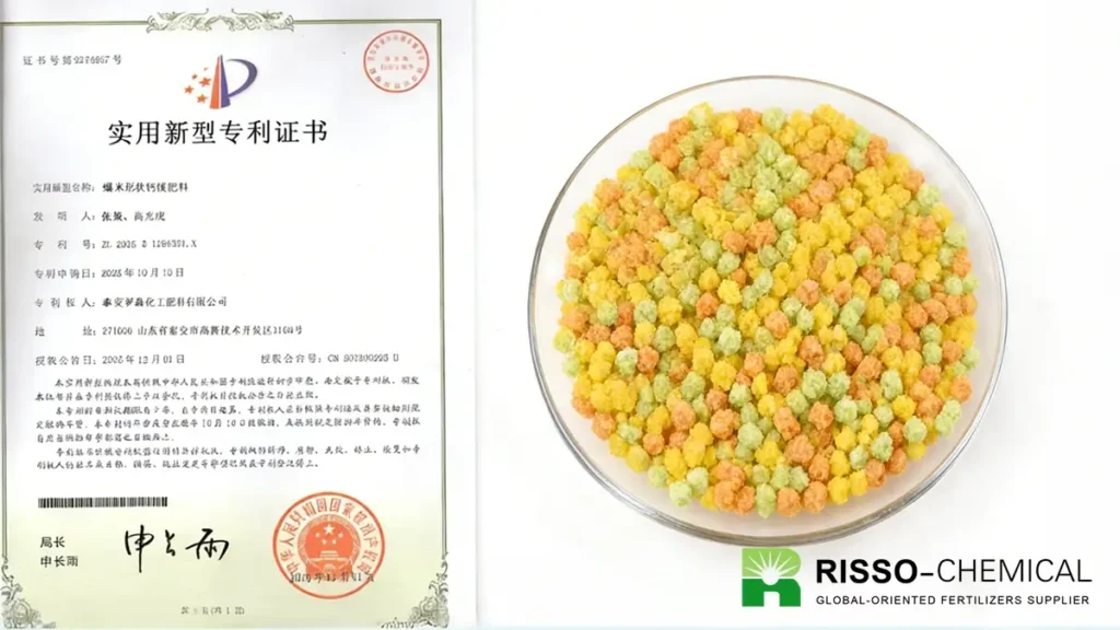 Risso Secures Patent for Popcorn-Structured Calcium Magnesium Fertilizer